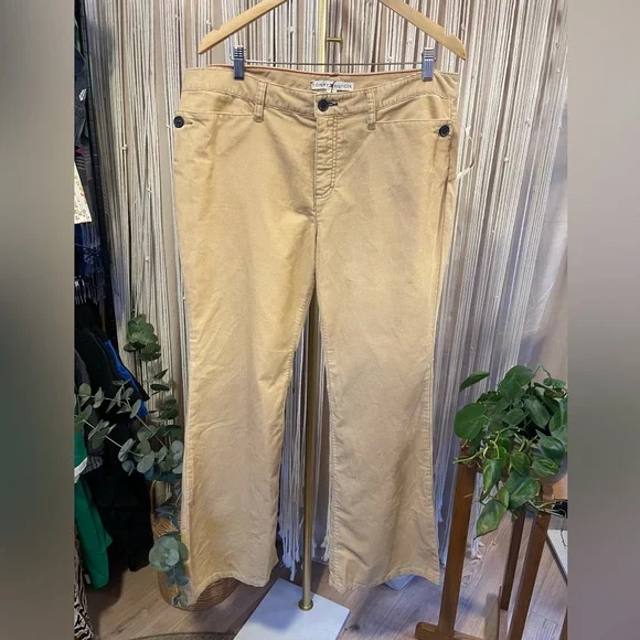 Brand new w/ tags Tommy Hilfiger corduroy pants tan/khaki 2 front button pockets - Picture 5 of 12